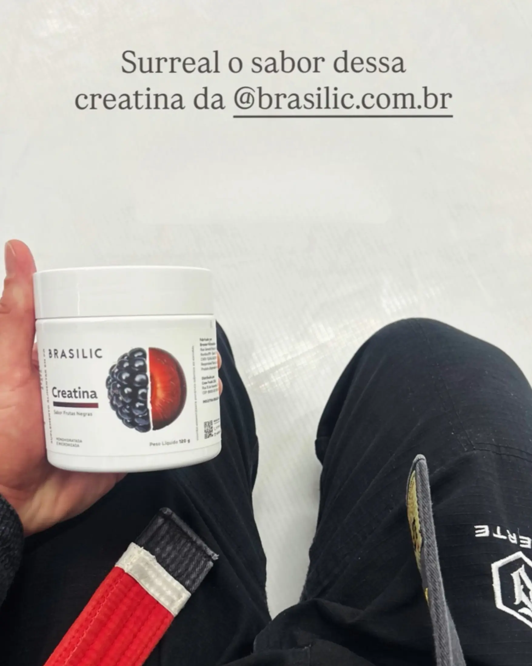 Print real de avaliação Brasilic com creatina